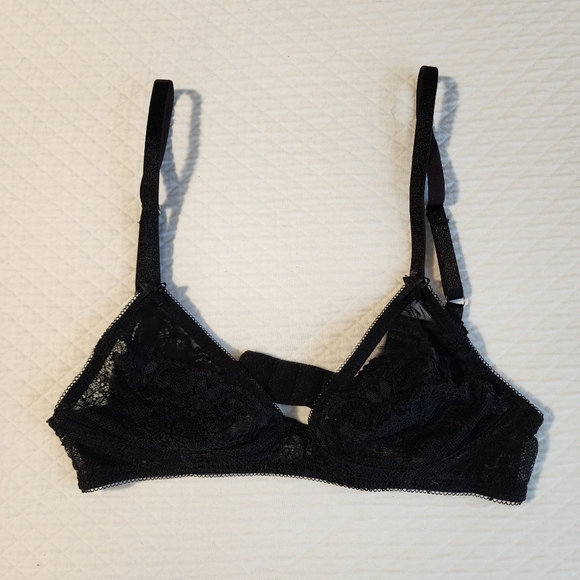 TOP SHOP NEW Lace triangle bralette bra US 2. - Picture 3 of 5